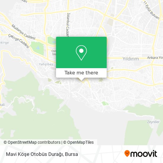 Mavi Köşe Otobüs Durağı map