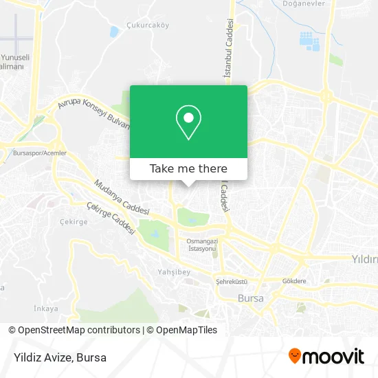 Yildiz Avize map