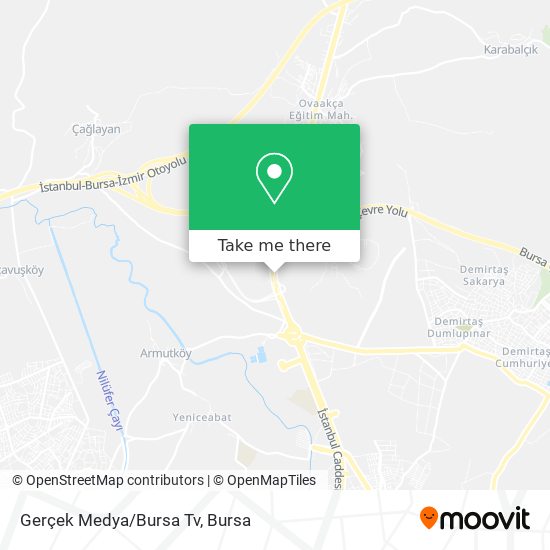 Gerçek Medya/Bursa Tv map