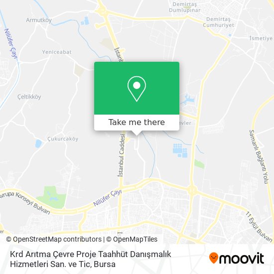 Krd Arıtma Çevre Proje Taahhüt Danışmalık Hizmetleri San. ve Tic map
