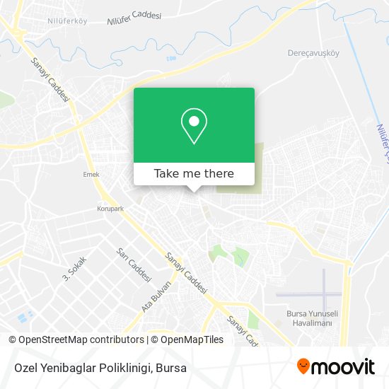 Ozel Yenibaglar Poliklinigi map