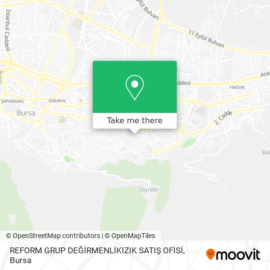 REFORM GRUP DEĞİRMENLİKIZIK SATIŞ OFİSİ map