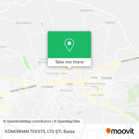 KÖMÜRHAN TEKSTİL LTD ŞTİ map
