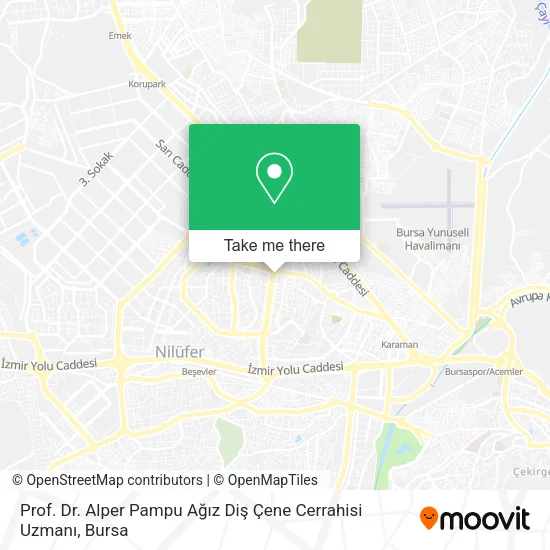 Prof. Dr. Alper Pampu Ağız Diş Çene Cerrahisi Uzmanı map