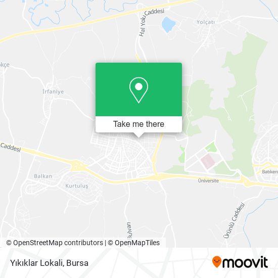 Yıkıklar Lokali map