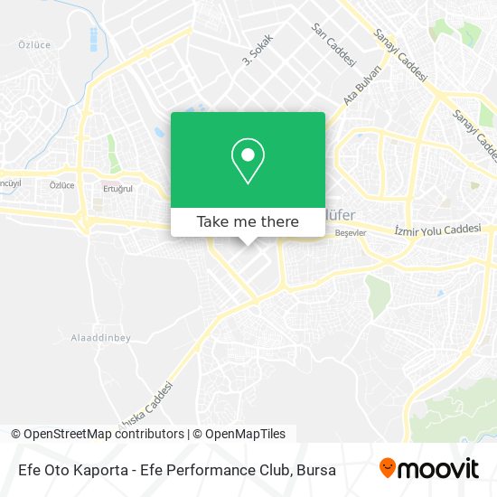 Efe Oto Kaporta - Efe Performance Club map