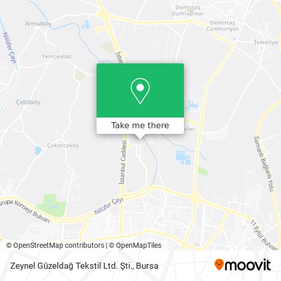 Zeynel Güzeldağ Tekstil Ltd. Şti. map