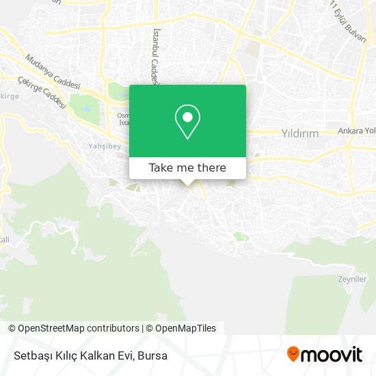 Setbaşı Kılıç Kalkan Evi map