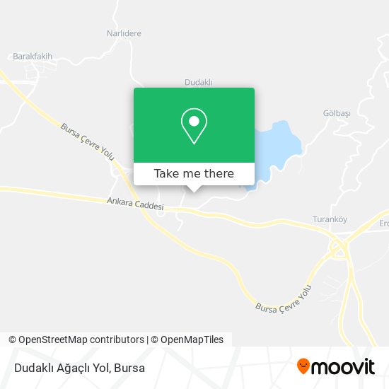Dudaklı Ağaçlı Yol map
