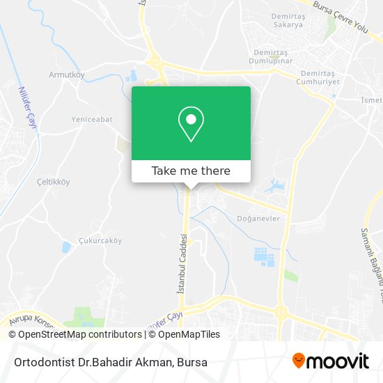 Ortodontist Dr.Bahadir Akman map