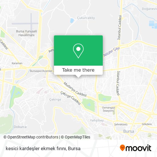 kesici kardeşler ekmek fırını map