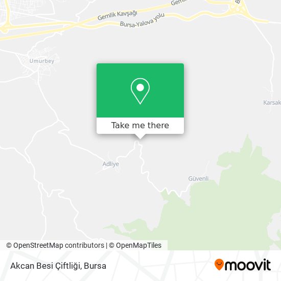 Akcan Besi Çiftliği map