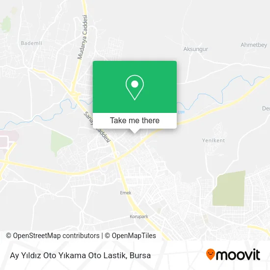 Ay Yıldız Oto Yıkama Oto Lastik map