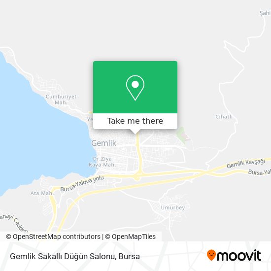 Gemlik Sakallı Düğün Salonu map