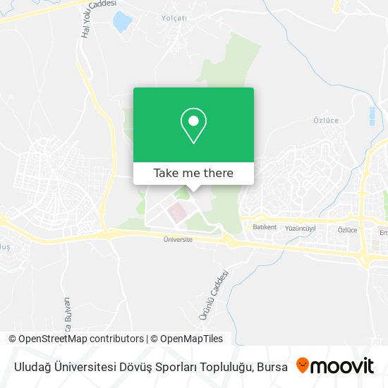 Uludağ Üniversitesi Dövüş Sporları Topluluğu map