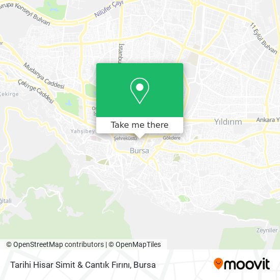 Tarihi Hisar Simit & Cantık Fırını map