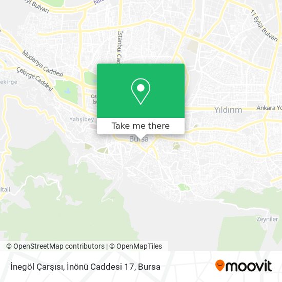 İnegöl Çarşısı, İnönü Caddesi 17 map