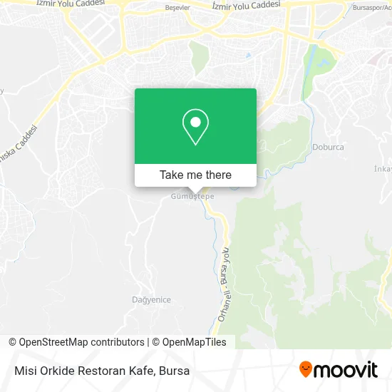 Misi Orkide Restoran Kafe map