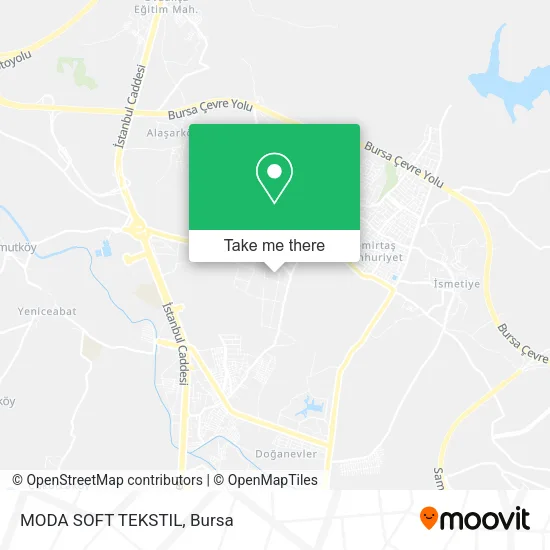 MODA SOFT TEKSTIL map
