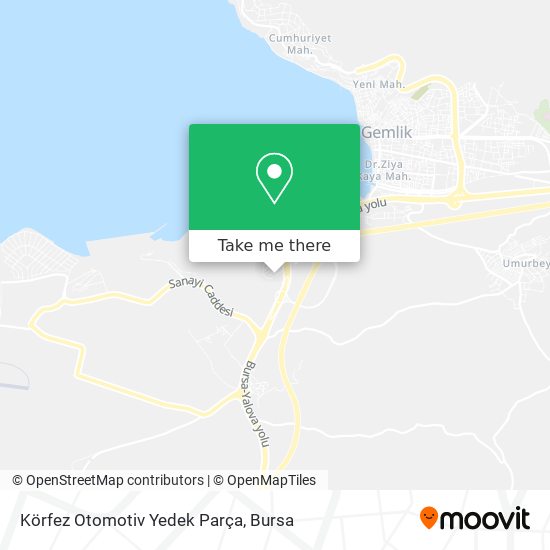 Körfez Otomotiv Yedek Parça map