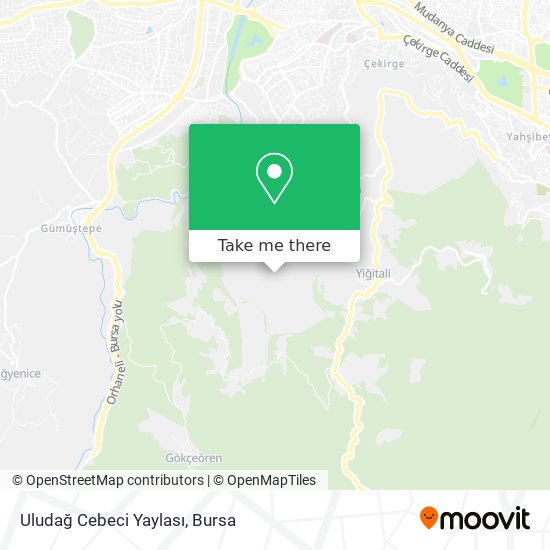Uludağ Cebeci Yaylası map