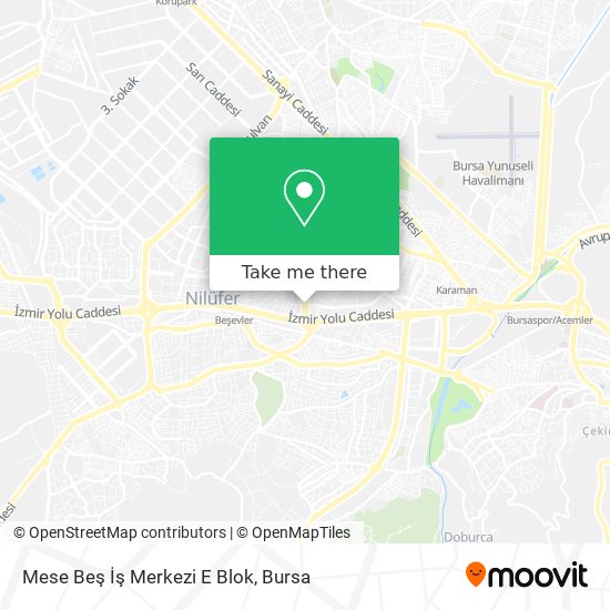 Mese Beş İş Merkezi E Blok map