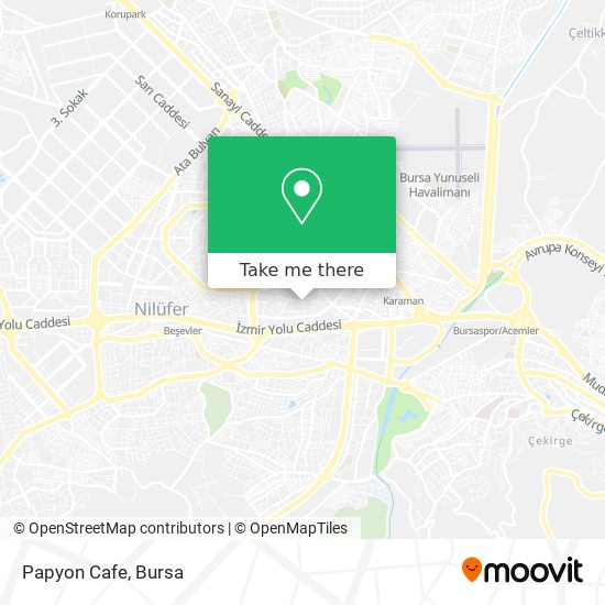 Papyon Cafe map