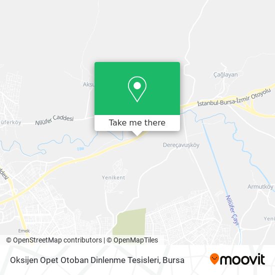 Oksijen Opet Otoban  Dinlenme Tesisleri map