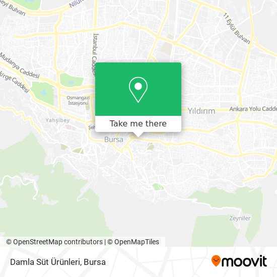 Damla Süt Ürünleri map