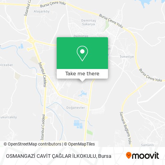 OSMANGAZİ CAVİT ÇAĞLAR İLKOKULU map