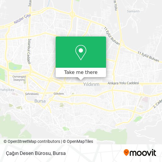 Çağın Desen Bürosu map