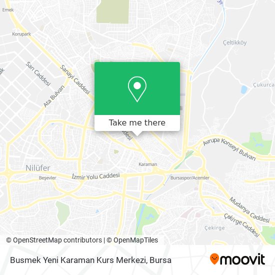 Busmek Yeni Karaman Kurs Merkezi map
