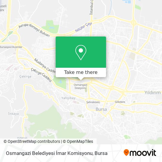 Osmangazi Belediyesi İmar Komisyonu map