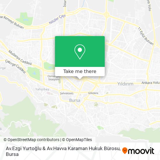 Av.Ezgi Yurtoğlu & Av.Havva Karaman Hukuk Bürosu map