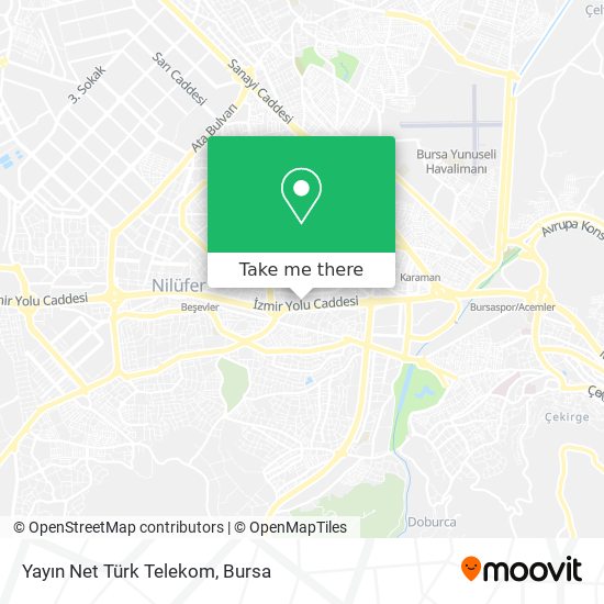 Yayın Net Türk Telekom map