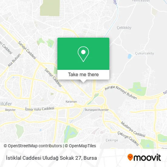 İstiklal Caddesi Uludağ Sokak 27 map