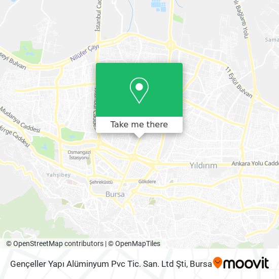 Gençeller Yapı Alüminyum Pvc Tic. San. Ltd Şti map