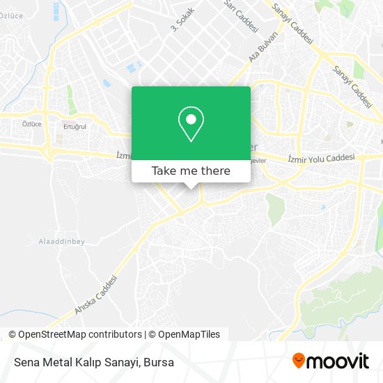 Sena Metal Kalıp Sanayi map