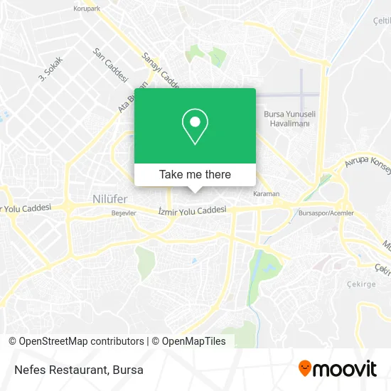 Nefes Restaurant map