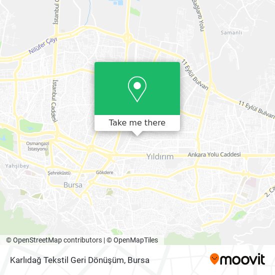 Karlıdağ Tekstil Geri Dönüşüm map