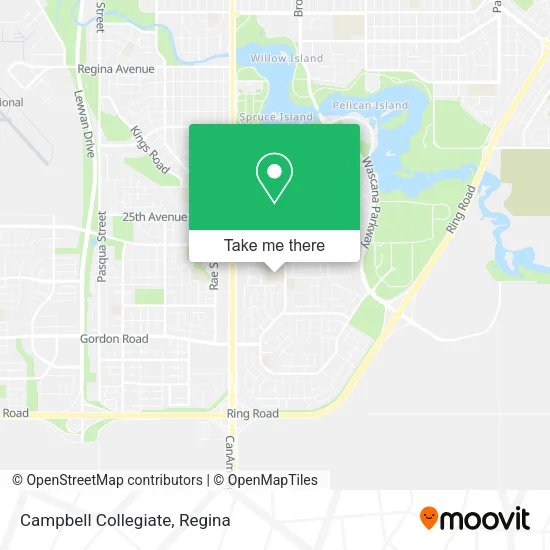 Campbell Collegiate map