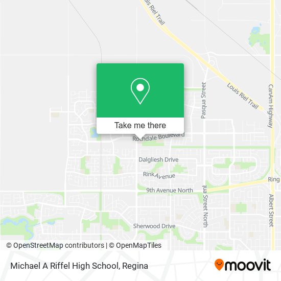 Michael A Riffel High School map