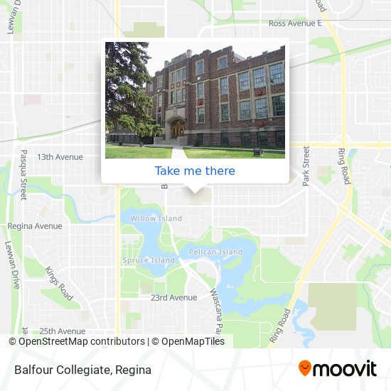 Balfour Collegiate map