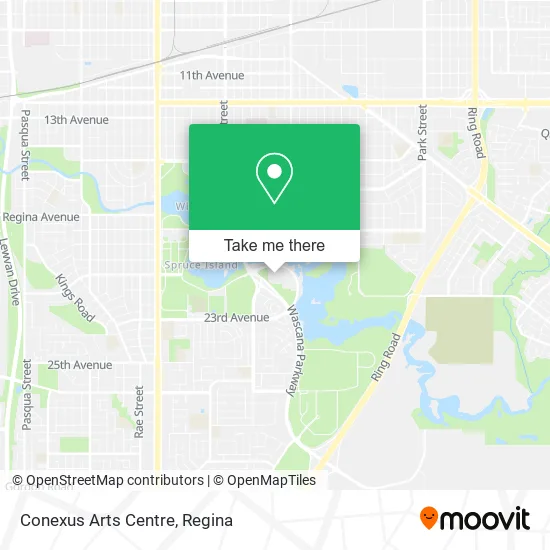 Conexus Arts Centre map