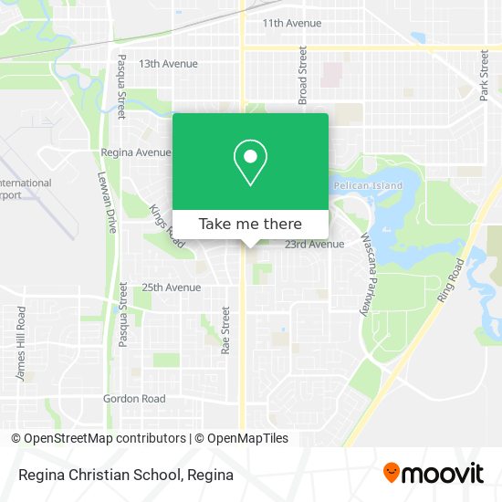 Regina Christian School map