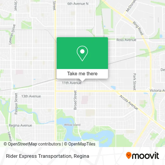 Rider Express Transportation map