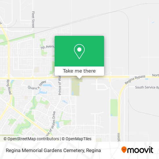 Regina Memorial Gardens Cemetery map