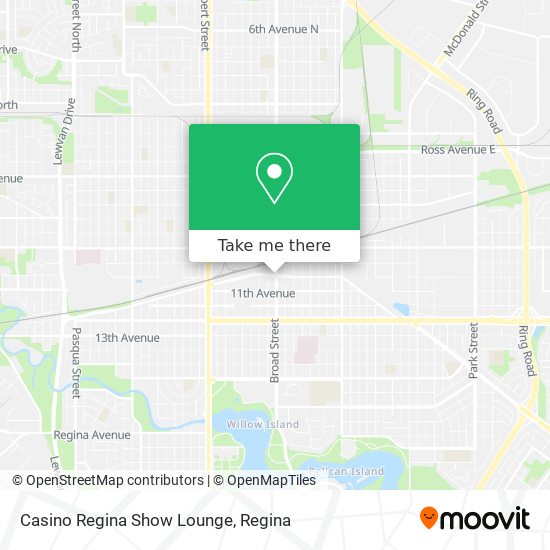 Casino Regina Show Lounge plan