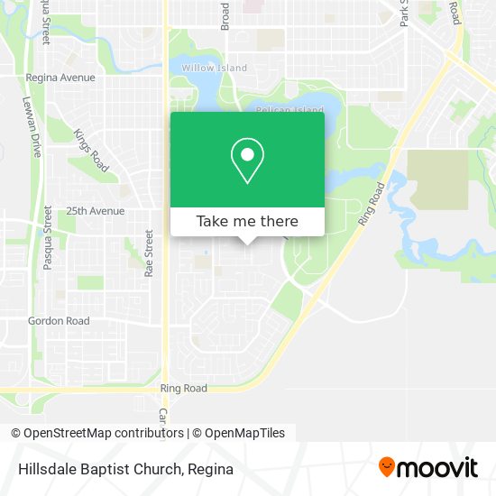 Hillsdale Baptist Church map