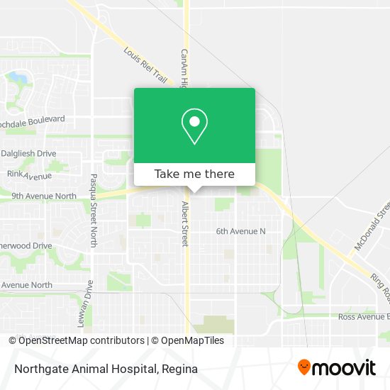 Northgate Animal Hospital map